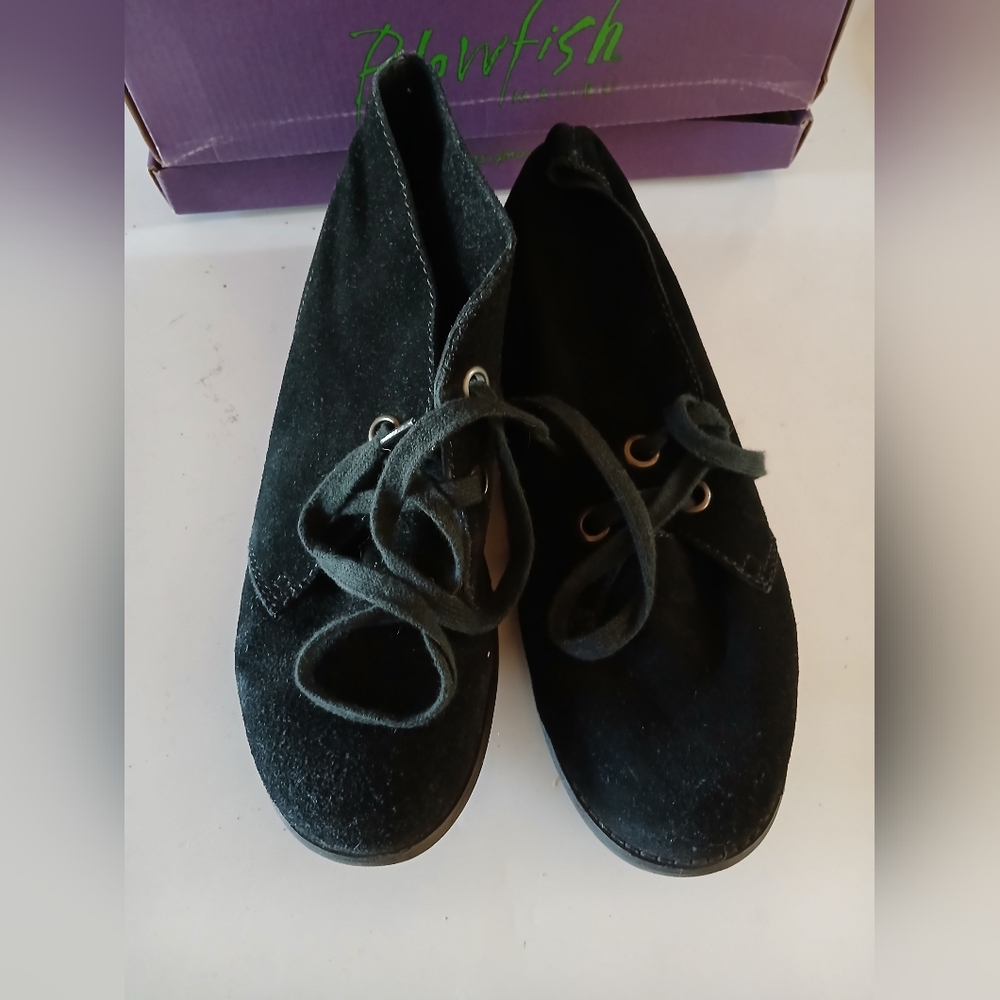 Blowfish Black Lace Up Boots Versatile Style